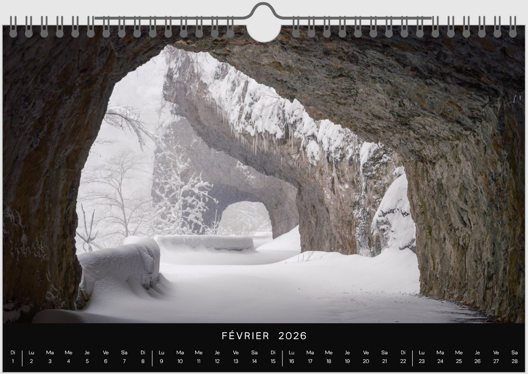 Calendrier 2026 Vercors