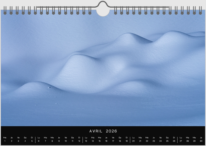 Calendrier 2026 Vercors