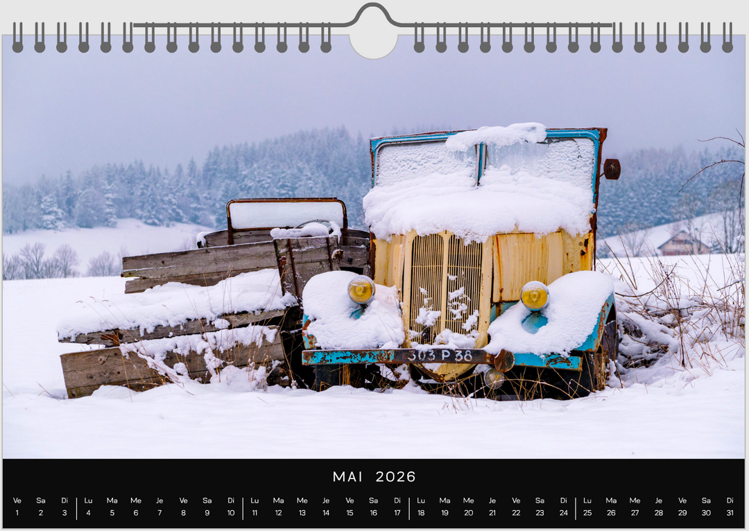 Calendrier 2026 Vercors