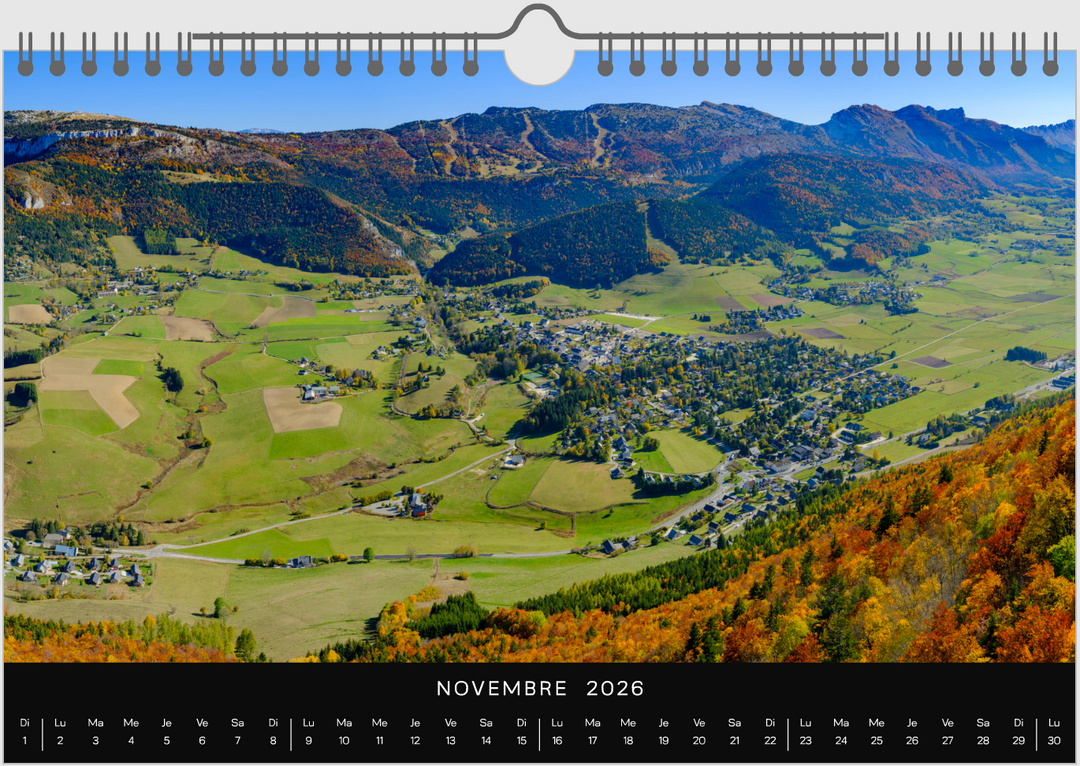 Calendrier 2026 Vercors